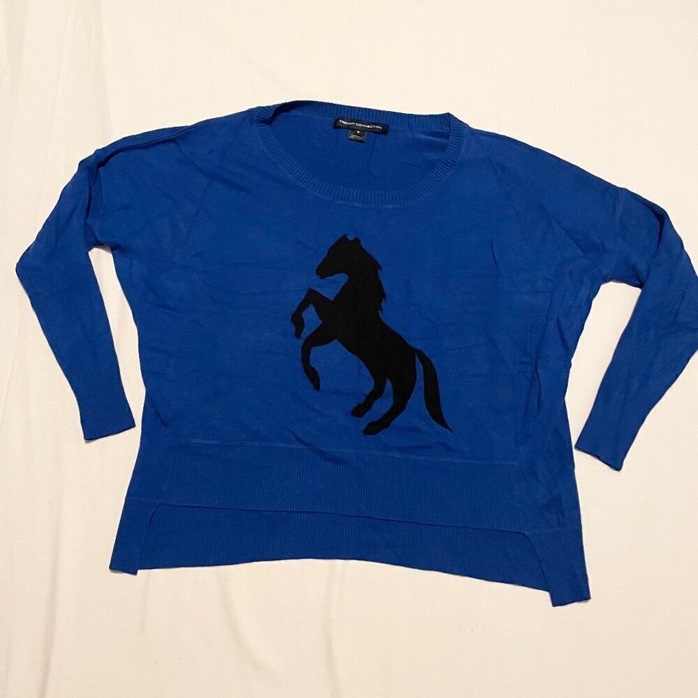 French Connection Sweater Horse Womens Size Medium